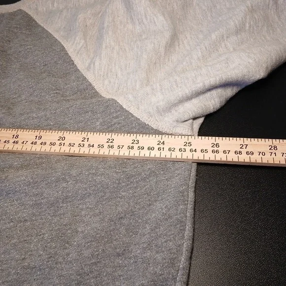 American Eagle Outfitters Mens XXL Grey Raglan AM-EAGLE Graphic Sweatshirt XXL - Picture 7 of 9